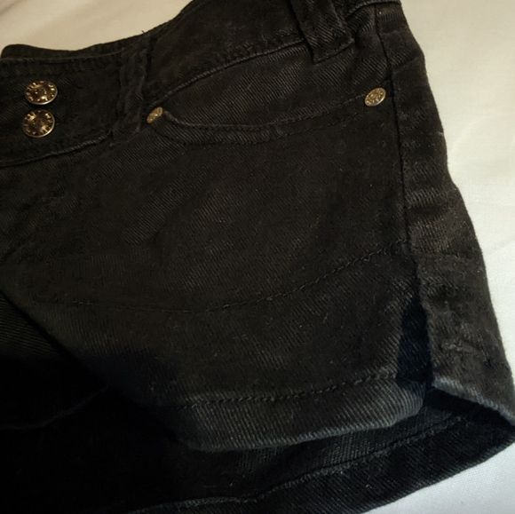 Deb Jeans women's/juniors size 3 black shorts - Picture 7 of 12